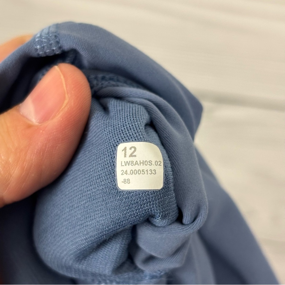 Lululemon Nulu Slim-Fit High-Rise Skirt Iron Blue Size 12 - Picture 7 of 7